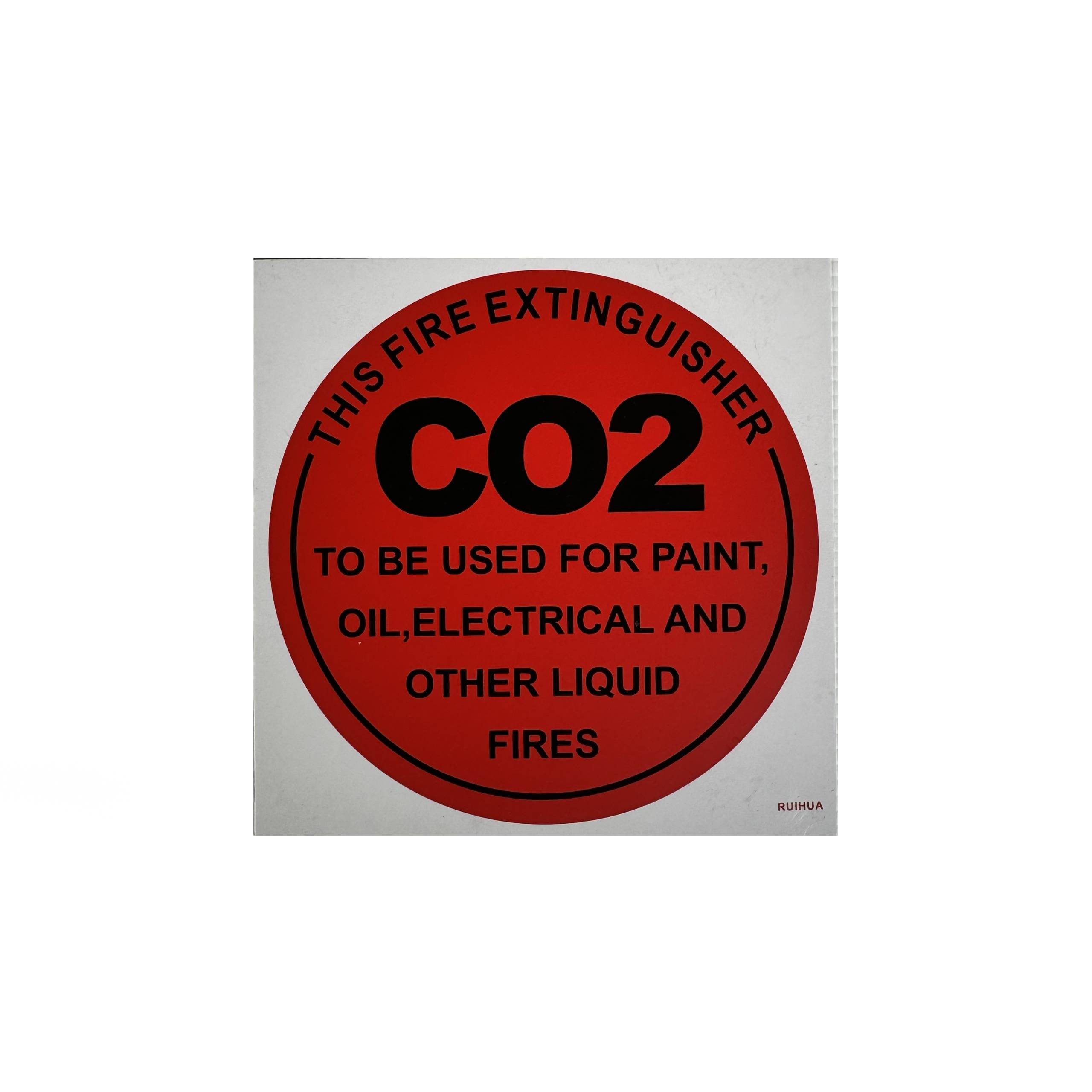 CO2 ID sign