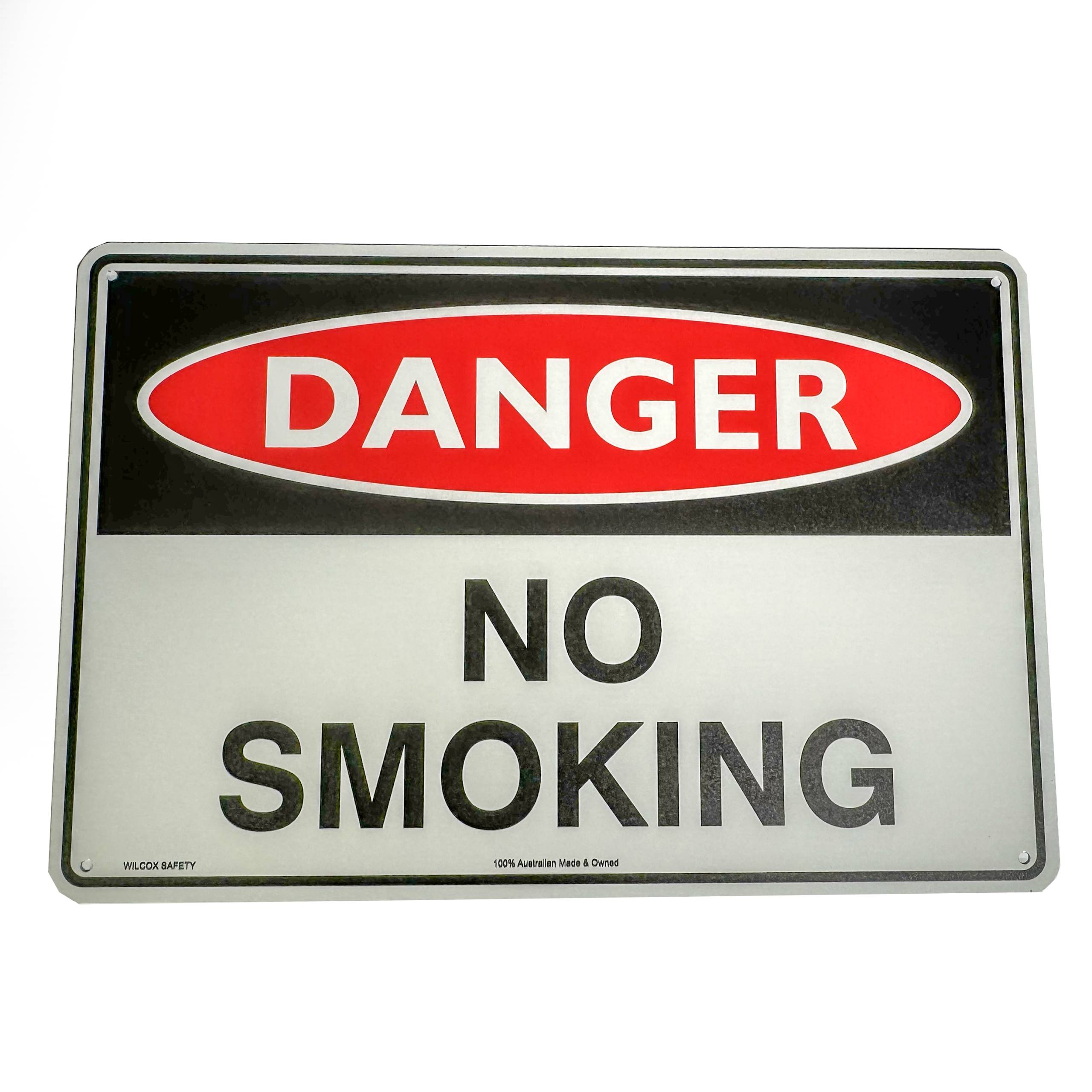 Danger No Smoking Sign