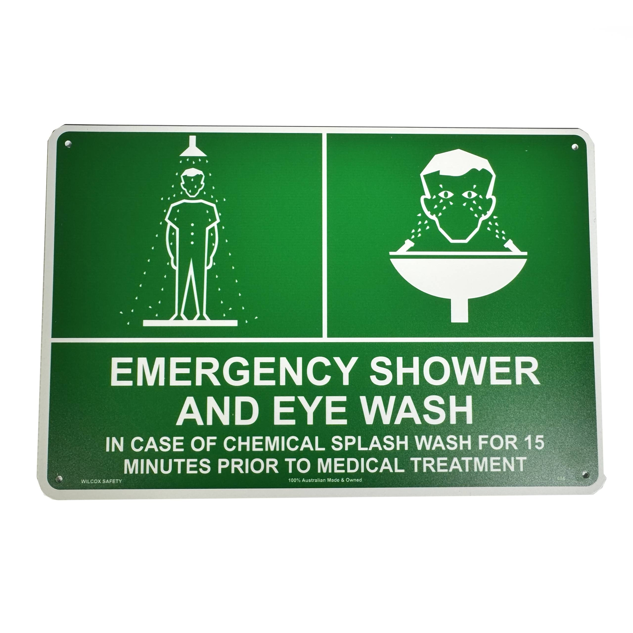 Emergency Shower & Eyewash Sign