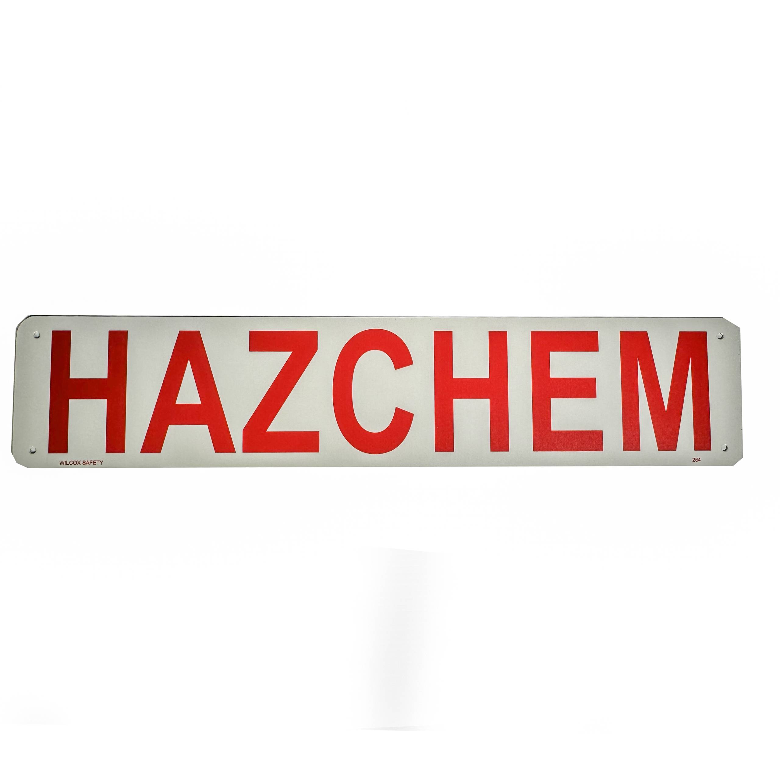Hazchem Outer Warning Sign