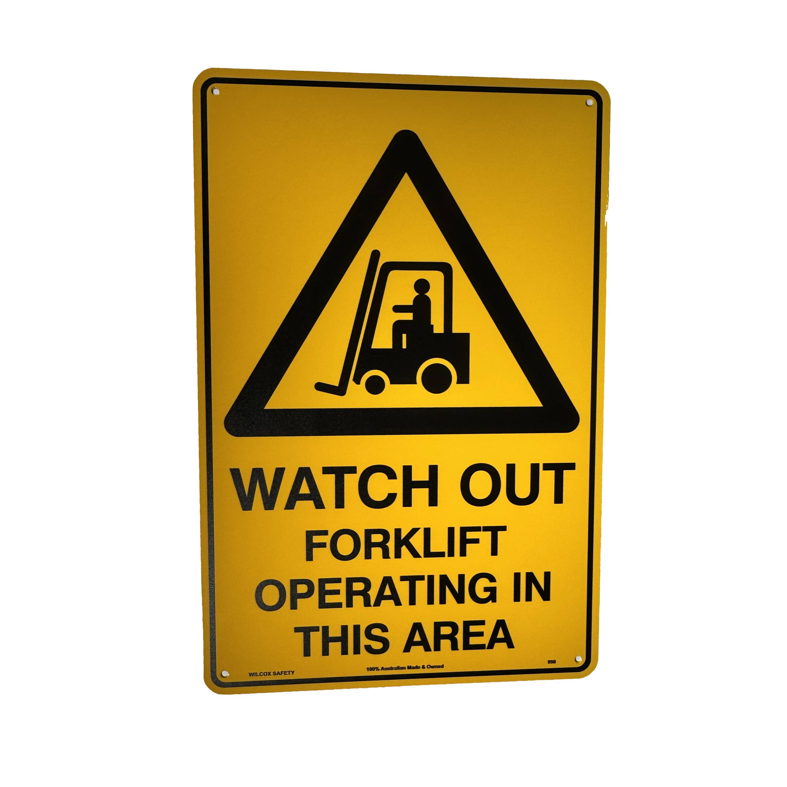 Forklift Operating in this Area Sign